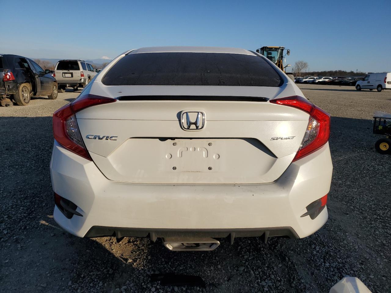2020 Honda Civic VIN 19XFC2F83LE203499 Copart auction photo, front end damage thumbnail 6