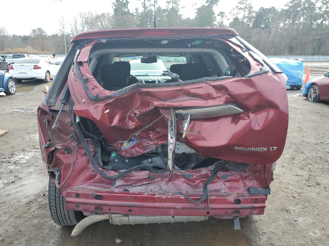 2011 Chevrolet Equinox VIN 2CNALPEC4B6281040 Copart auction photo, rear end damage thumbnail 6