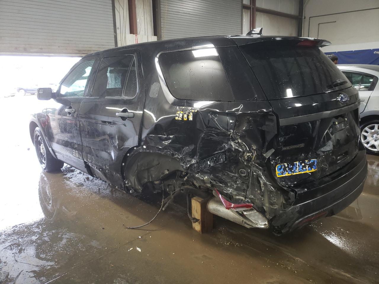 2017 Ford Explorer VIN 1FM5K8AR1HGC35369 Copart auction photo, rear end / side damage thumbnail 2