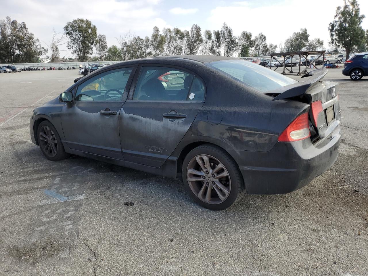 2009 Honda Civic VIN 2HGFA55589H707611 Copart auction photo, rear end damage thumbnail 2