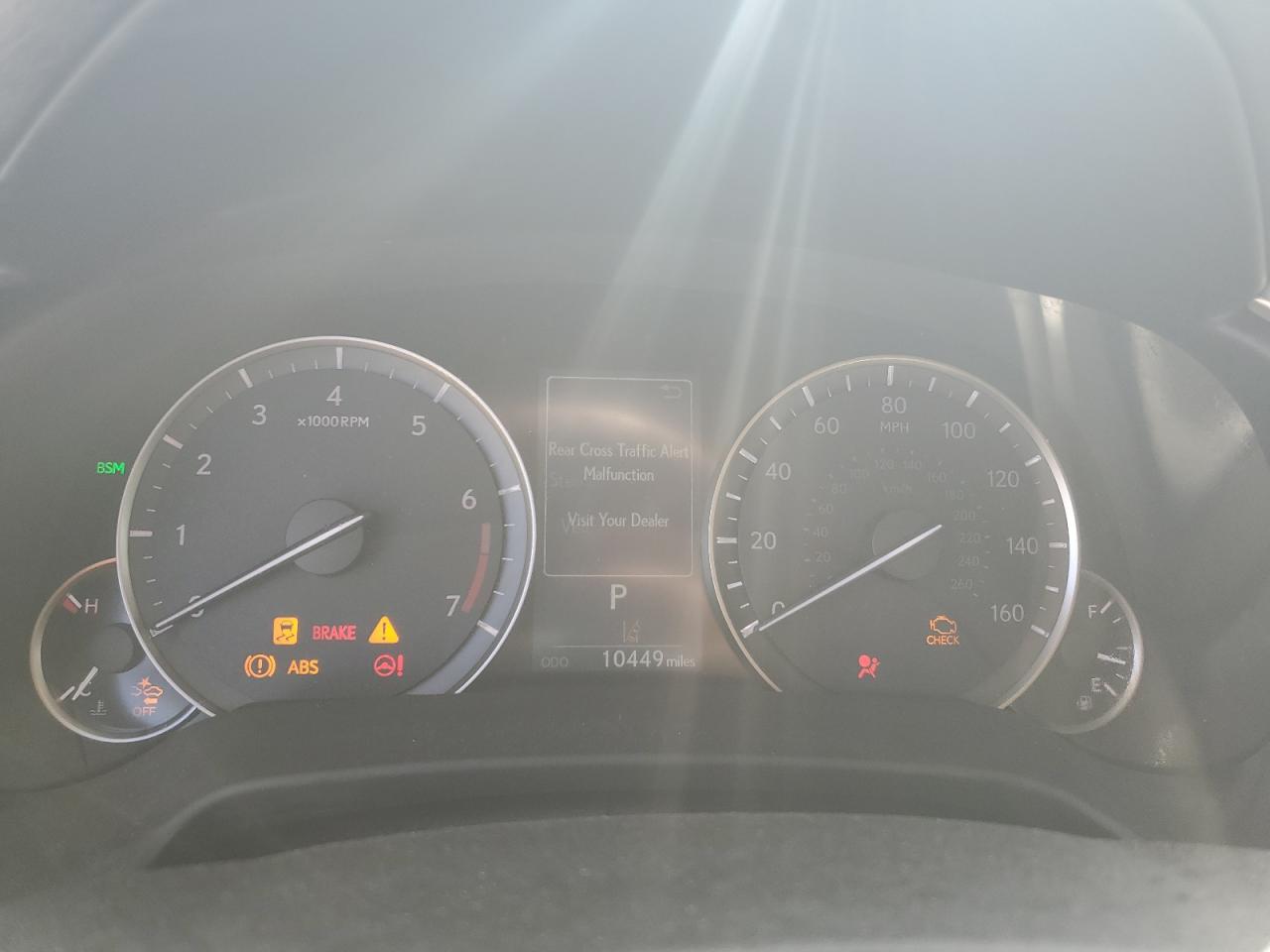 2022 Lexus RX VIN 2T2HZMAA1NC228217 Copart auction photo, water/flood damage thumbnail 9