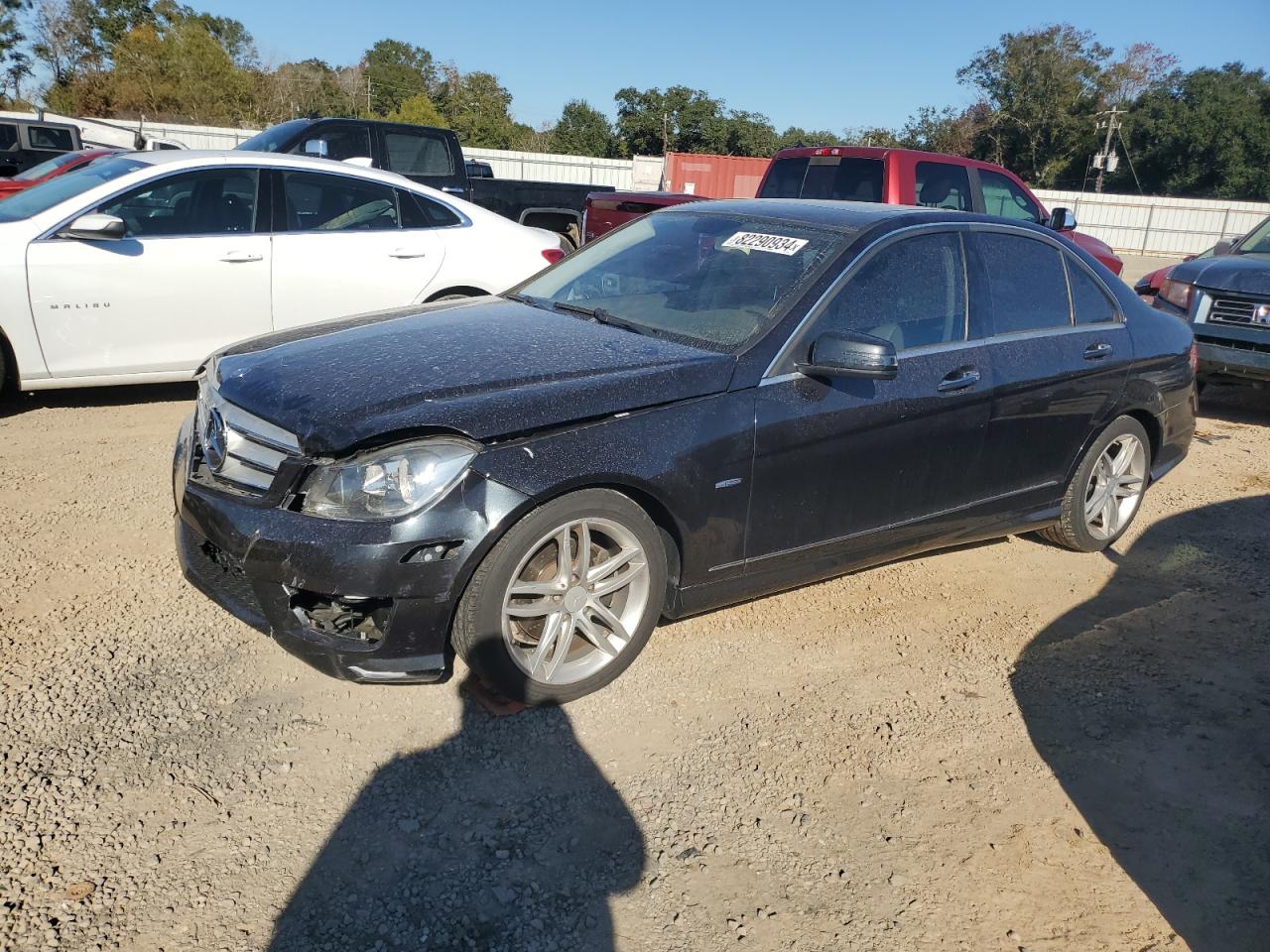 2012 Mercedes-Benz C-klasse VIN WDDGF4HB1CR206881