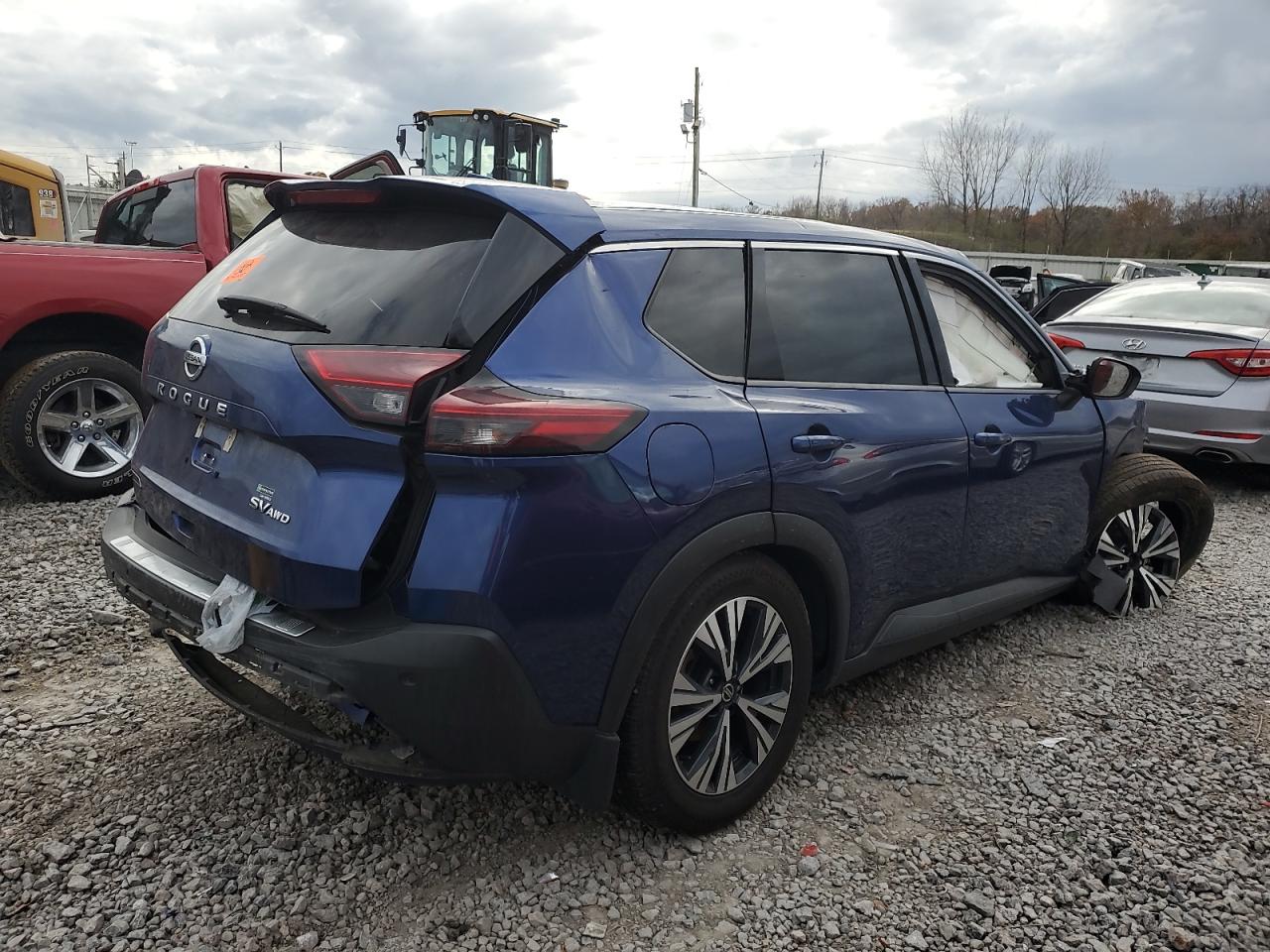 2021 Nissan Rogue VIN 5N1AT3BB6MC708202 Copart auction photo, all over damage thumbnail 3