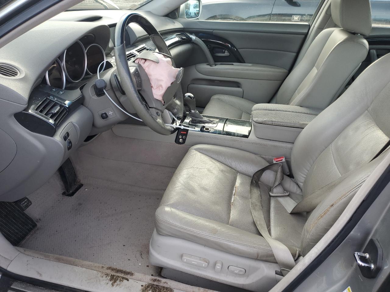 2012 Acura RL VIN JH4KB2F68CC000274 Copart auction photo, front end / side damage thumbnail 7