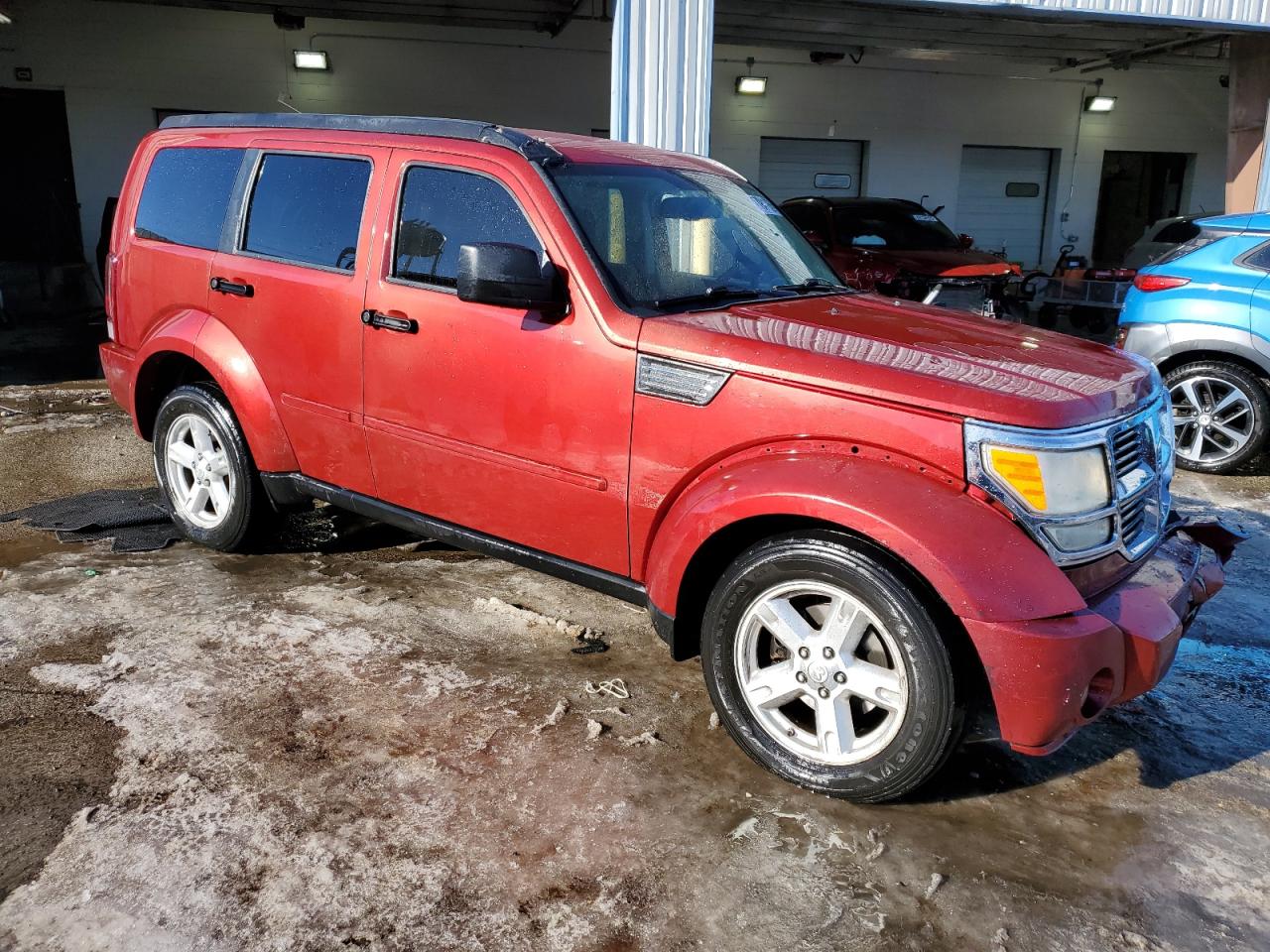 2007 Dodge Nitro VIN 1D8GU58K07W563970 Copart auction photo, front end / side damage thumbnail 4