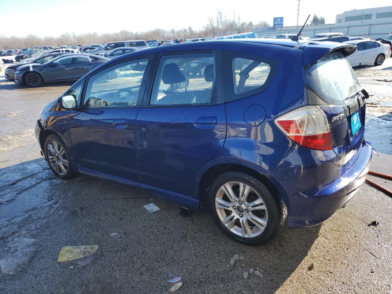 2011 Honda Fit VIN JHMGE8H53BC008799 Copart auction photo, all over damage thumbnail 2