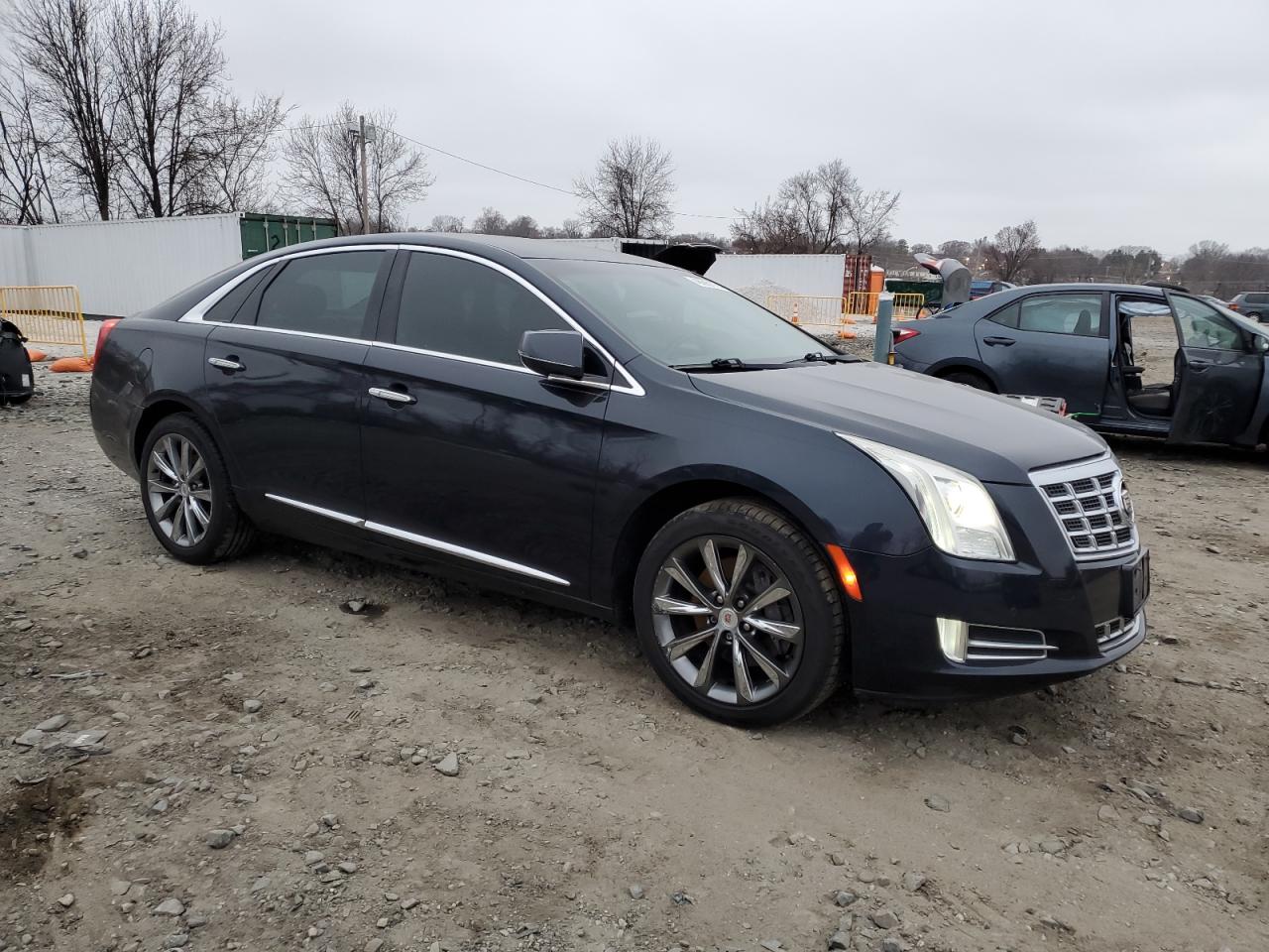 2013 Cadillac XTS VIN 2G61P5S3XD9181014 Copart auction photo, front end / side damage thumbnail 4