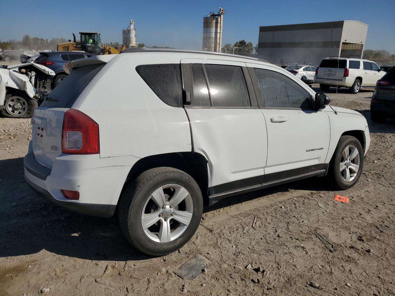 2013 Jeep Compass VIN 1C4NJCEB7DD102344 Copart auction photo, front end damage thumbnail 3