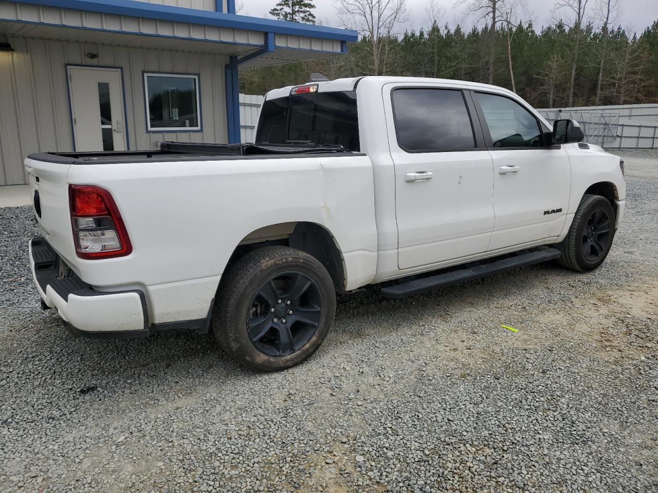 2020 RAM 1500 VIN 1C6RREFT6LN129225 Copart auction photo, side / undercarriage damage thumbnail 3