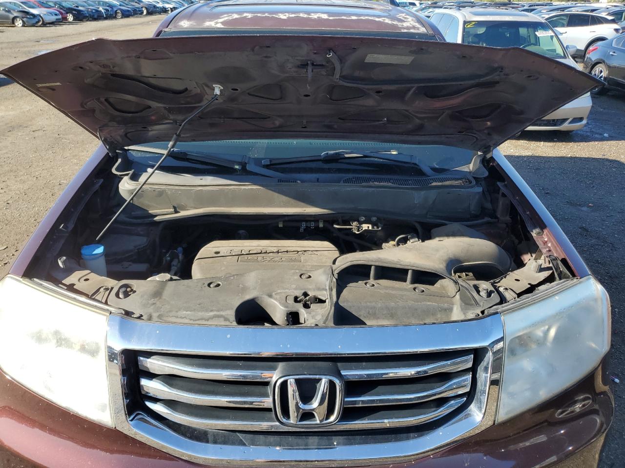 2013 Honda Pilot VIN 5FNYF4H96DB025813 Copart auction photo, side damage thumbnail 12