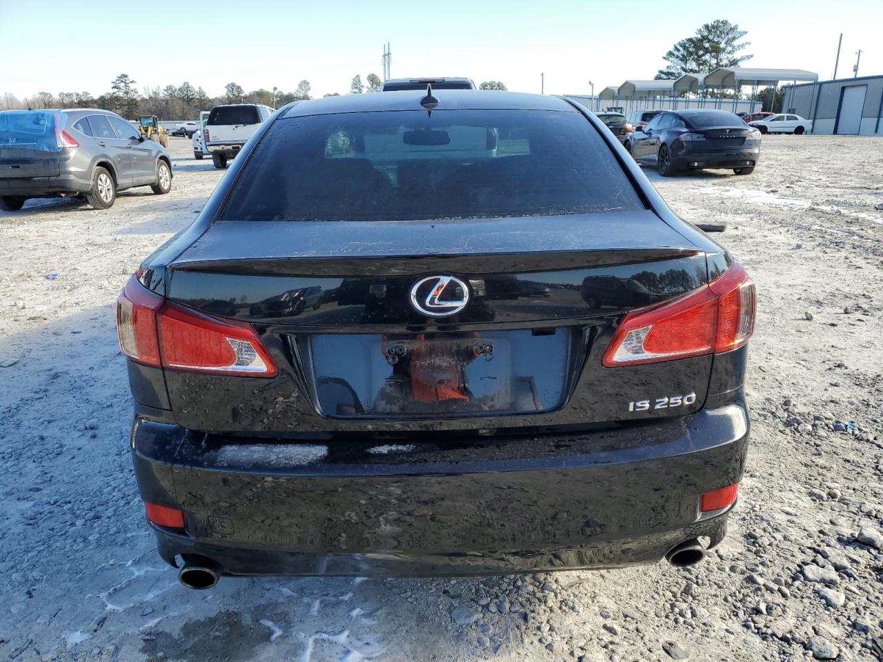 2011 Lexus IS VIN JTHBF5C27B5150662 Copart auction photo, front end / rear end damage thumbnail 6