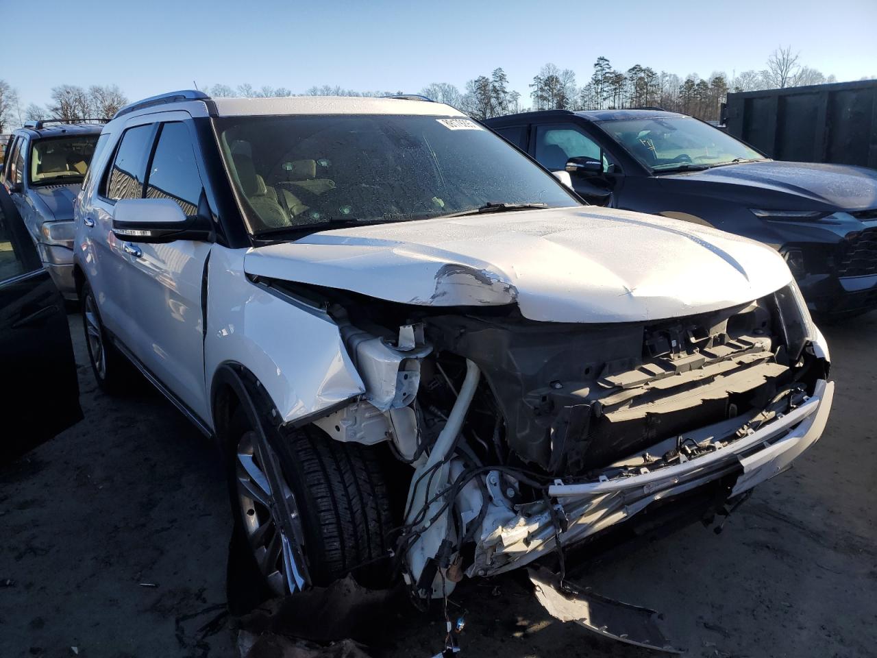 2018 Ford Explorer VIN 1FM5K7F87JGC73110 Copart auction photo, front end damage thumbnail 4