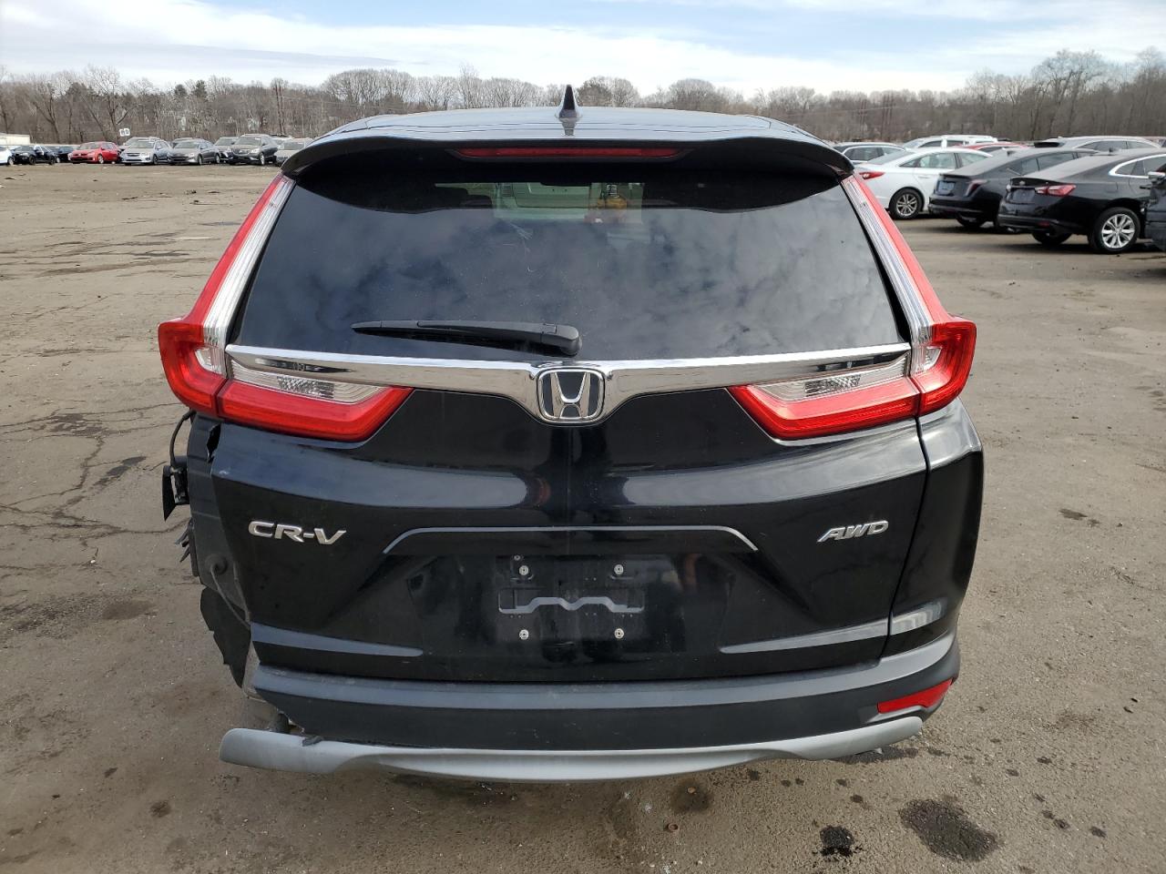 2017 Honda CR-V VIN 2HKRW2H57HH647947 Copart auction photo, side damage thumbnail 6