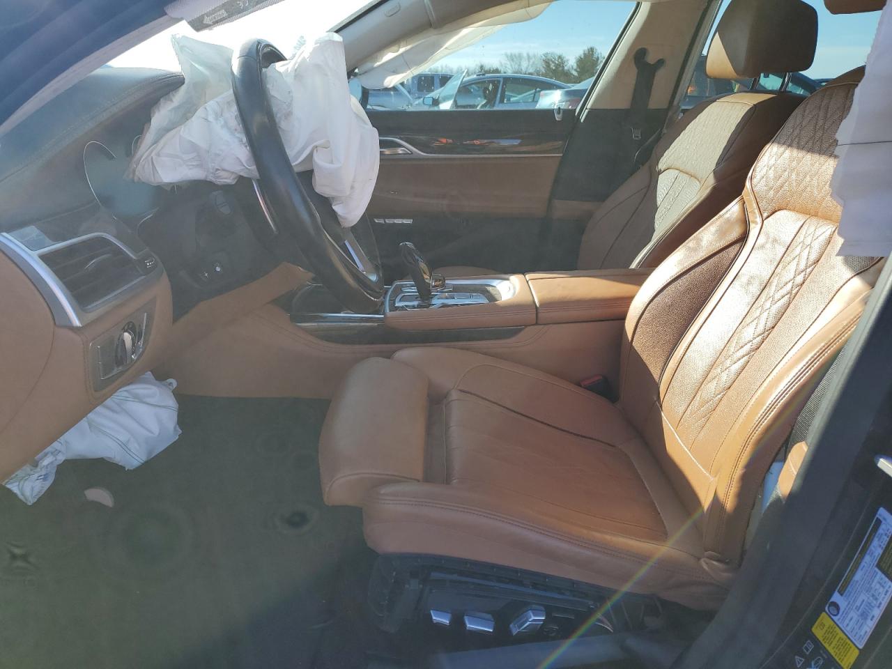 2018 BMW 7er VIN WBA7F2C54JG423847 Copart auction photo, side / rear end damage thumbnail 7