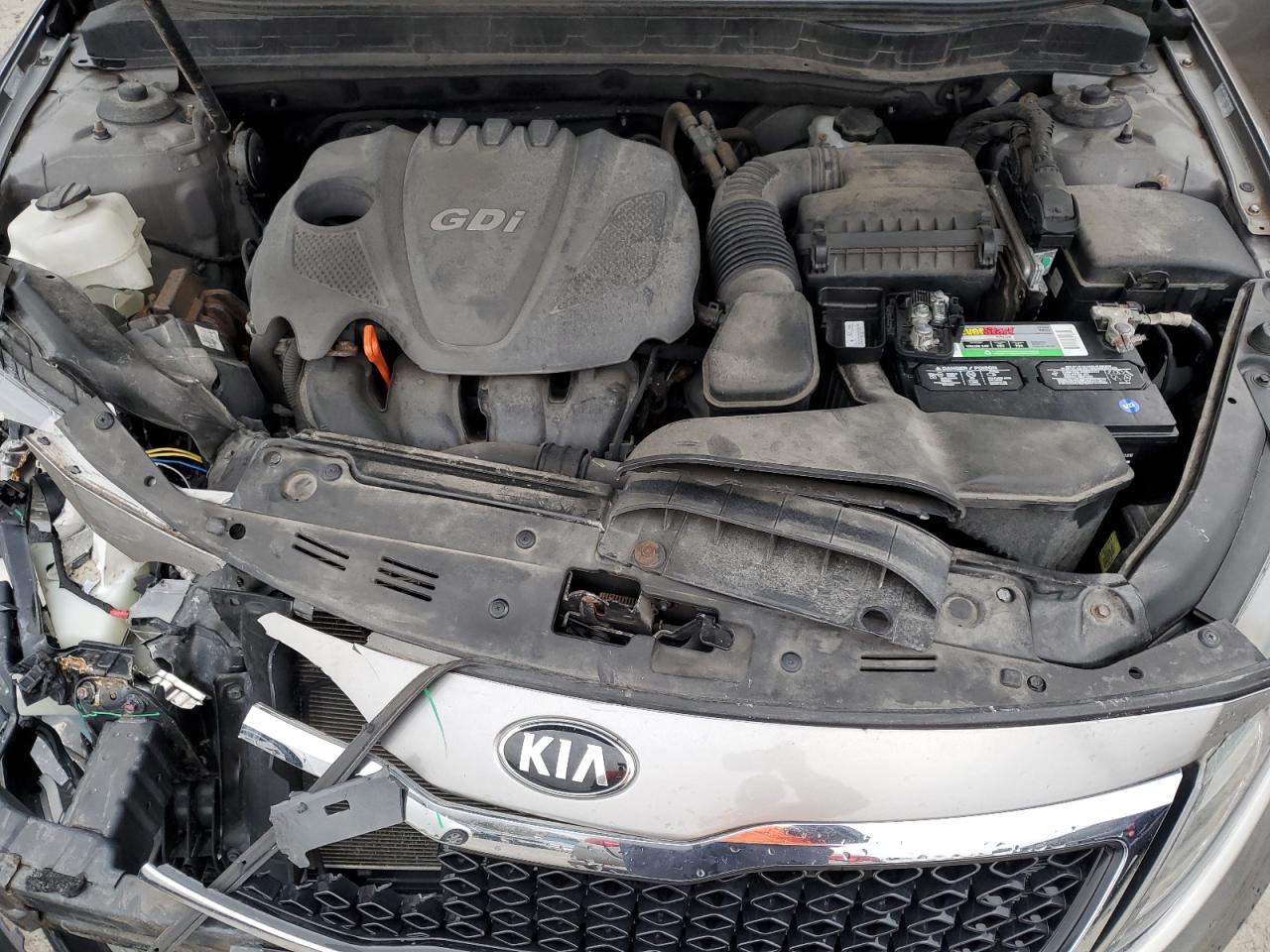 2013 KIA Optima VIN 5XXGM4A73DG118568 Copart auction photo, front end damage thumbnail 11