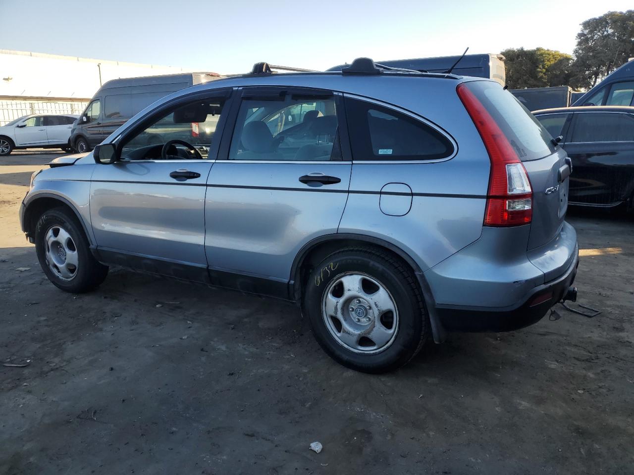 2007 Honda CR-V VIN 5J6RE48377L001132 Copart auction photo, front end damage thumbnail 2