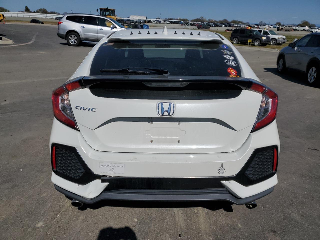 2017 Honda Civic VIN SHHFK7H61HU427950 Copart auction photo, all over damage thumbnail 6