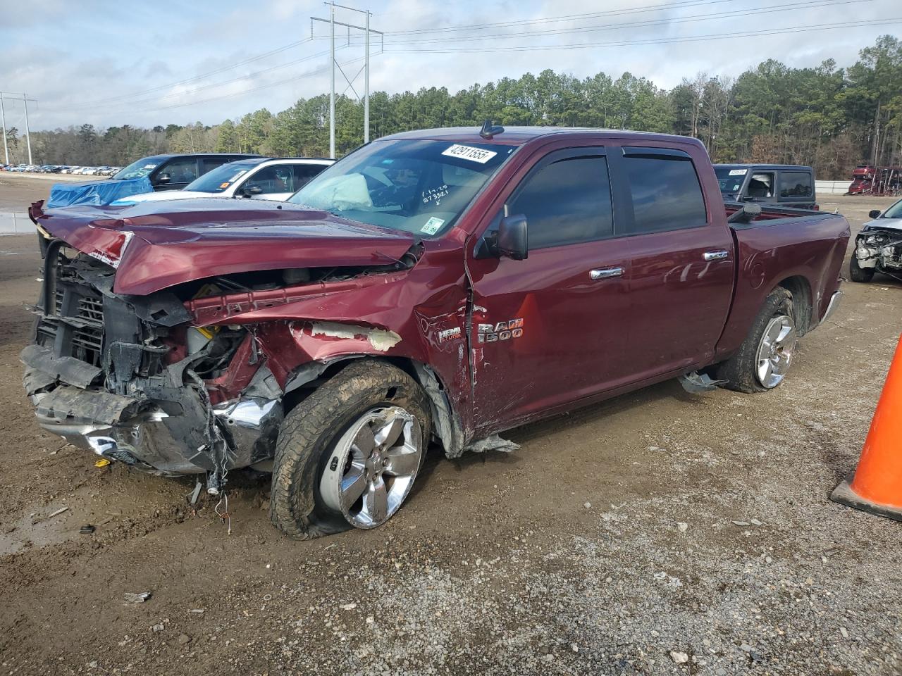 2017 RAM 1500 VIN 3C6RR6LT5HG573321
