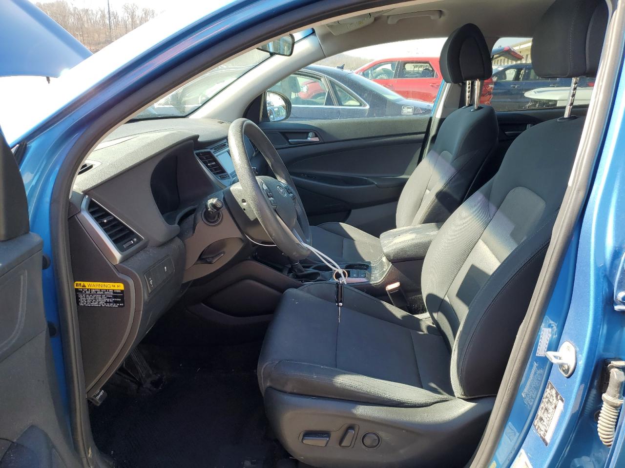 2017 Hyundai Tucson VIN KM8J33A22HU404091 Copart auction photo, side damage thumbnail 7