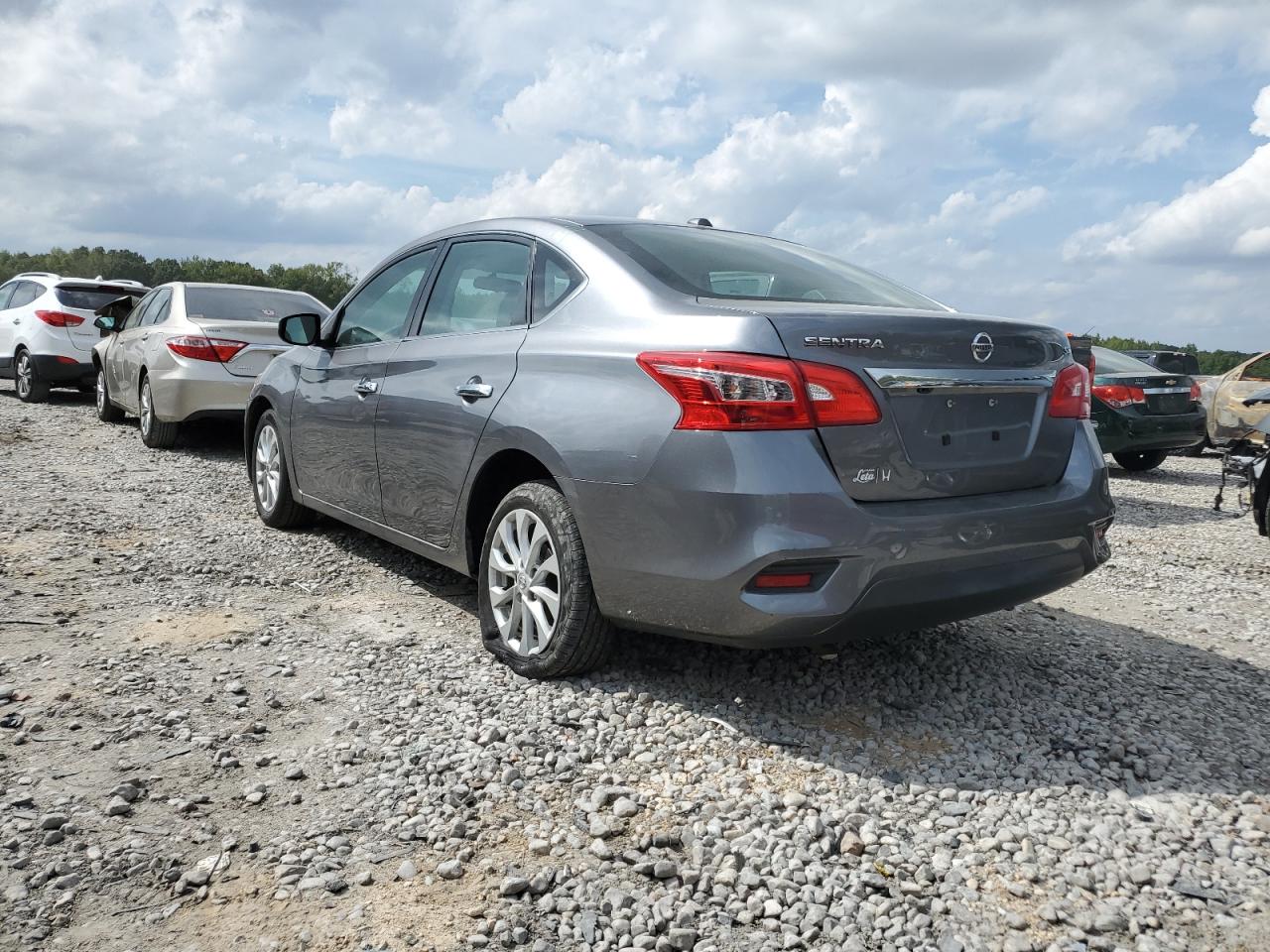 2019 Nissan Sentra VIN 3N1AB7AP4KY432265 Copart auction photo, side damage thumbnail 2