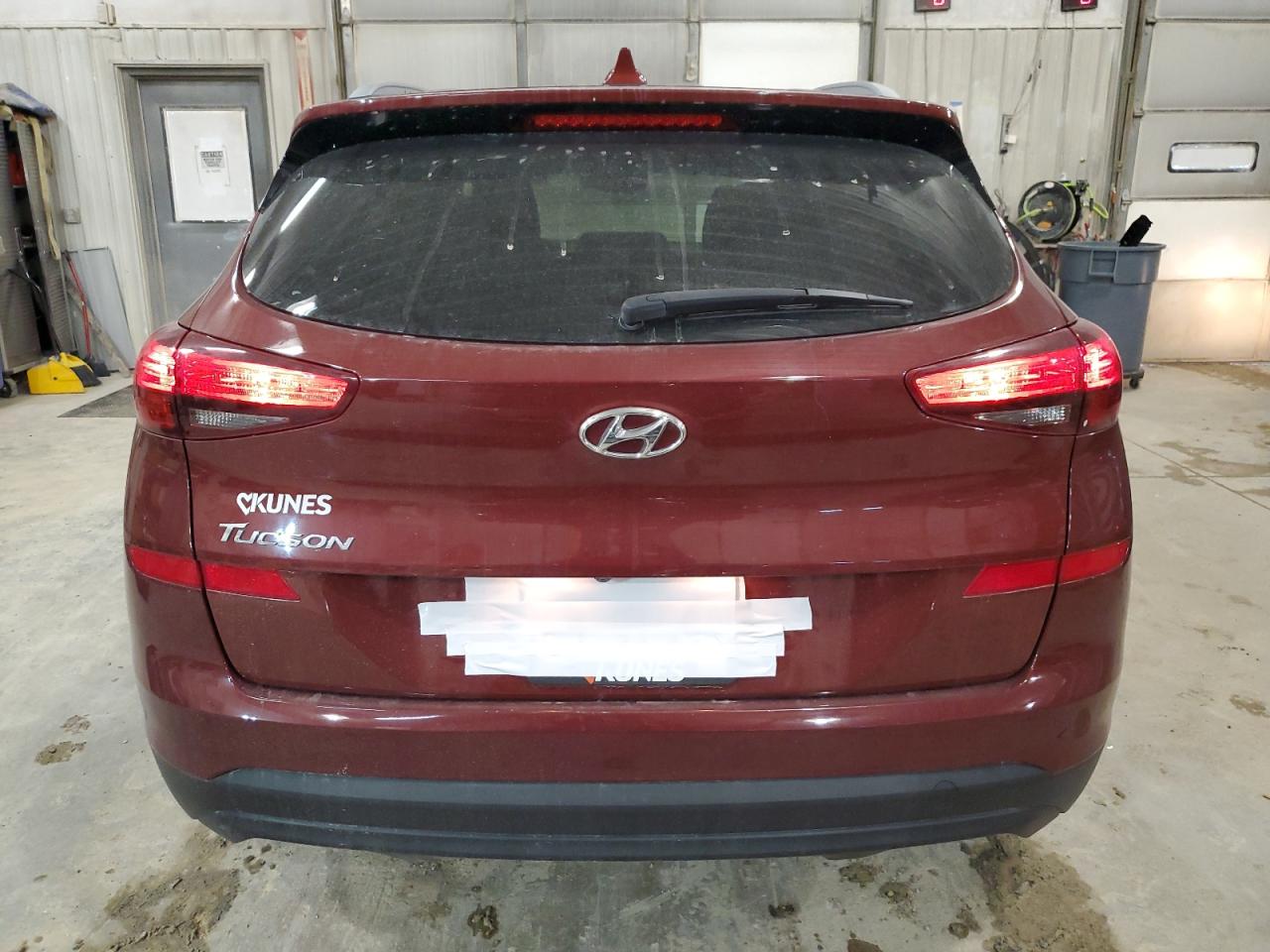 2019 Hyundai Tucson VIN KM8J33A4XKU990256 Copart auction photo, front end / side damage thumbnail 6