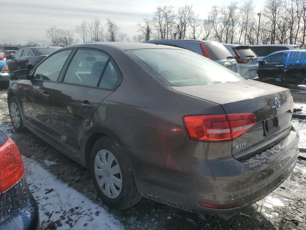 2015 Volkswagen Jetta VIN 3VW1K7AJ8FM277819 Copart auction photo, mechanical damage thumbnail 2