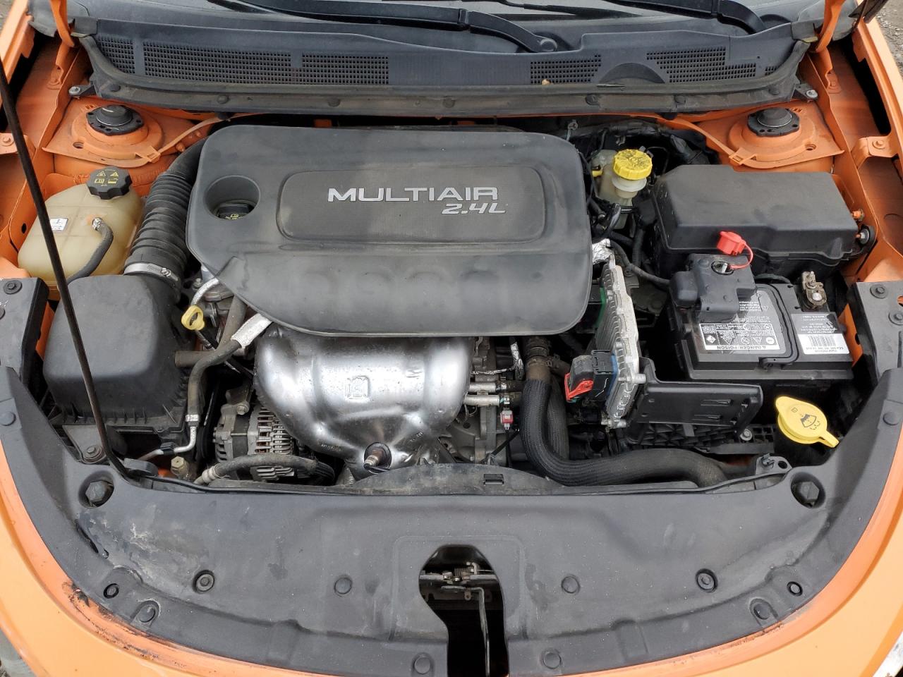 2014 Dodge Dart VIN 1C3CDFEB9ED860160 Copart auction photo, front end / side damage thumbnail 11