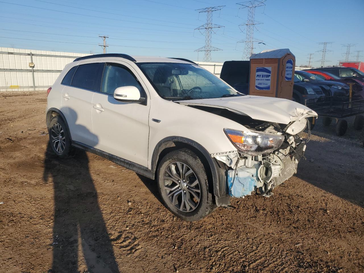 2018 Mitsubishi Outlander VIN JA4AR4AW6JZ013430 Copart auction photo, front end damage thumbnail 4