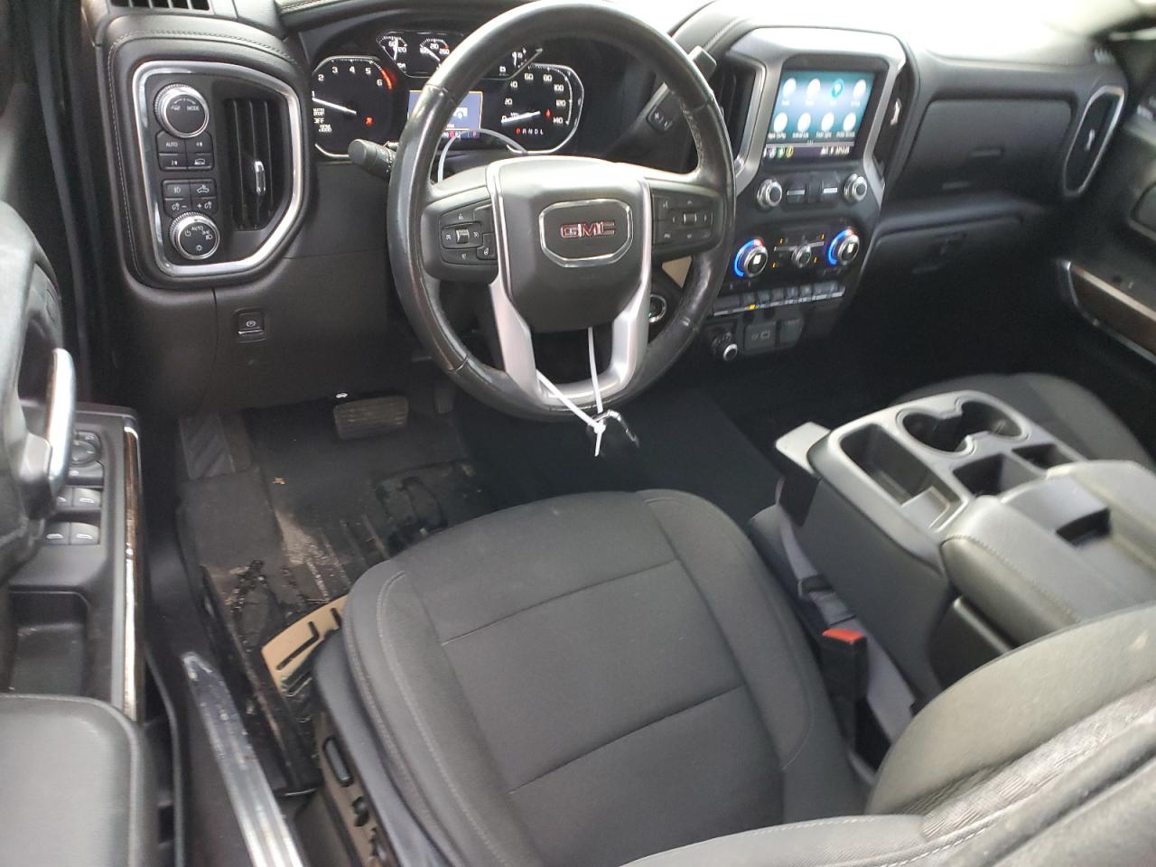 2021 GMC Sierra VIN 1GTR9CED8MZ313860 Copart auction photo, side / rear end damage thumbnail 8