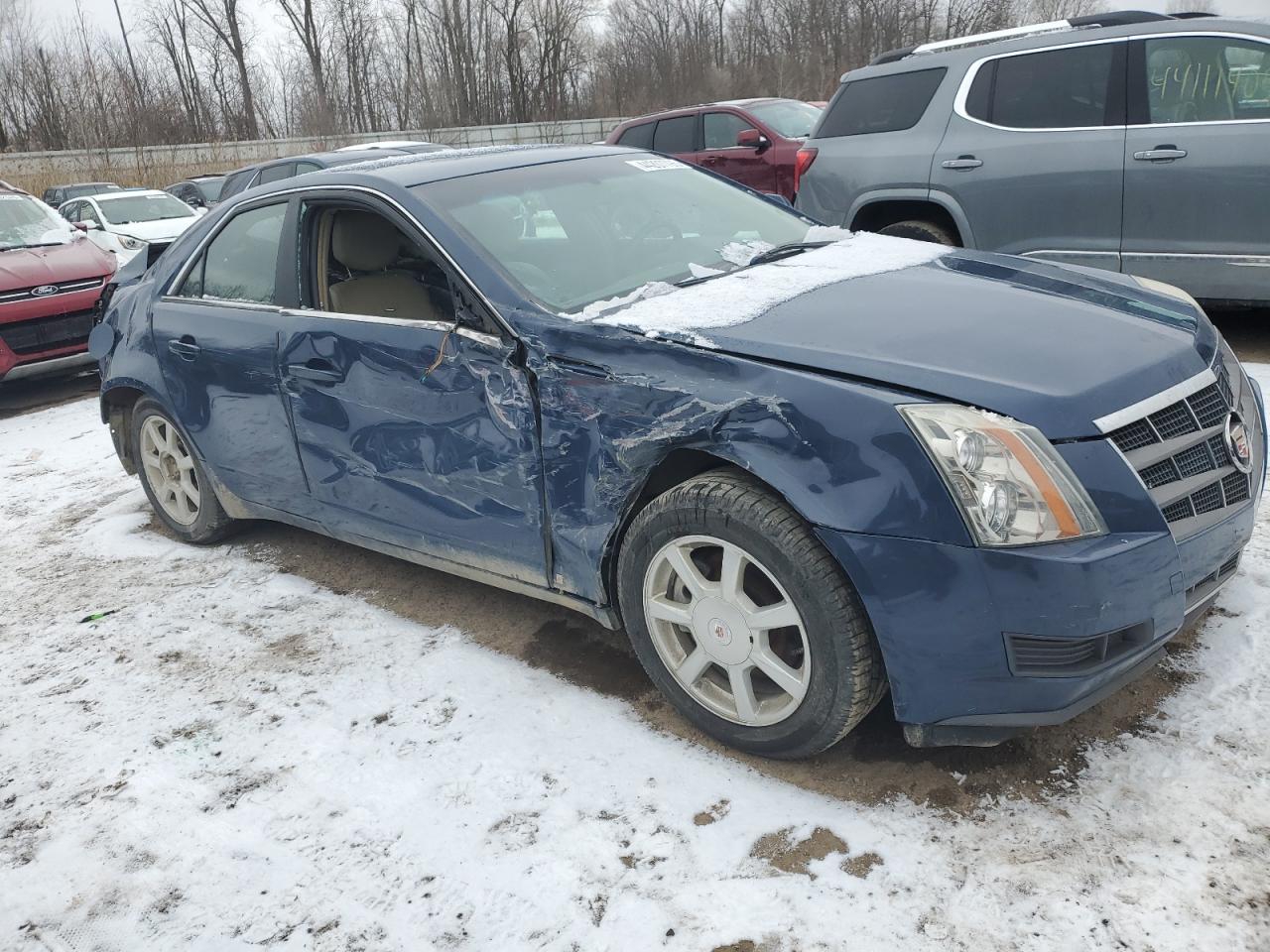 2009 Cadillac CTS VIN 1G6DF577890155654 Copart auction photo, rear end / side damage thumbnail 4