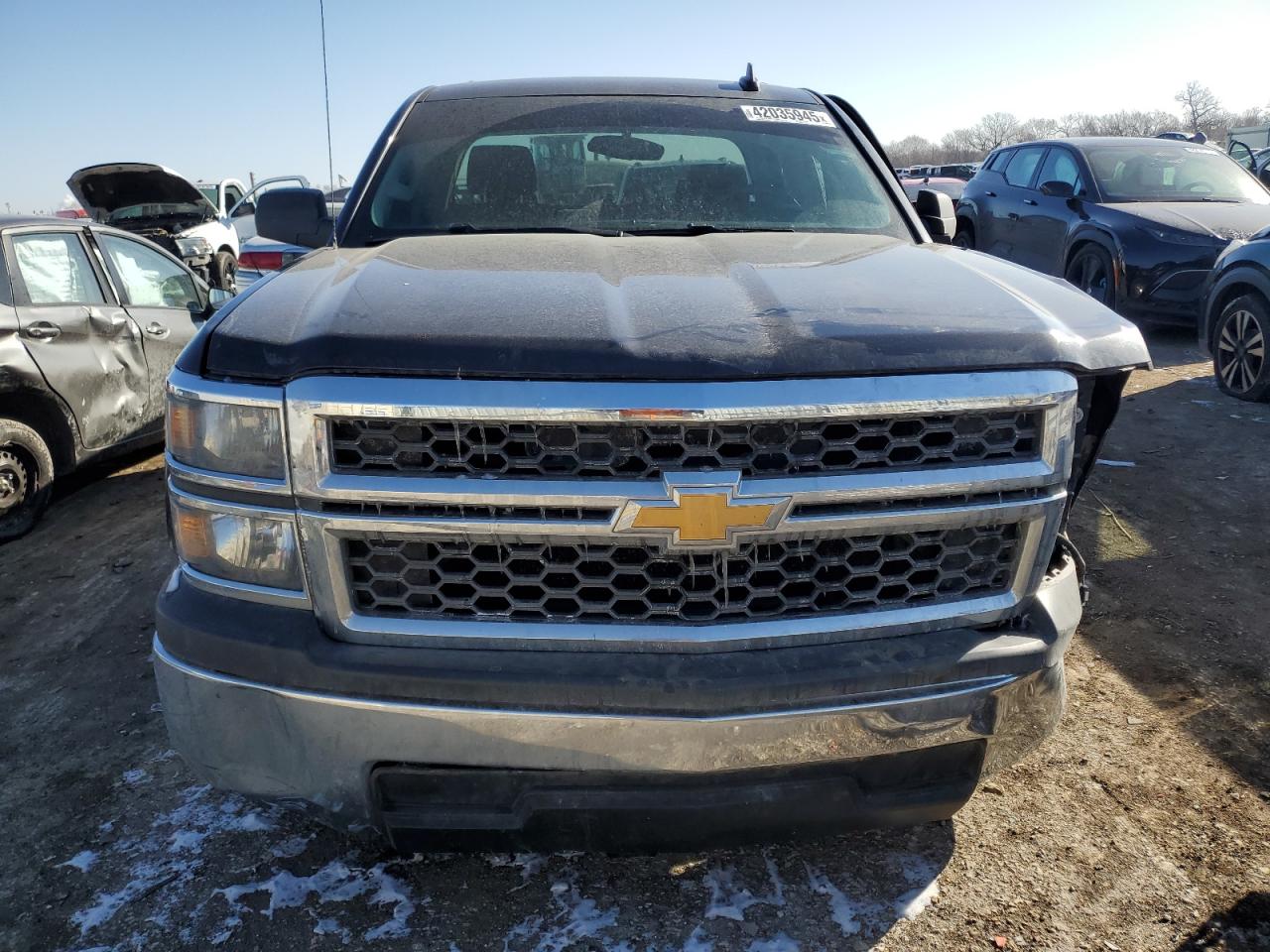 2015 Chevrolet Silverado VIN 1GCRCPEH2FZ168815 Copart auction photo, side / front end damage thumbnail 5