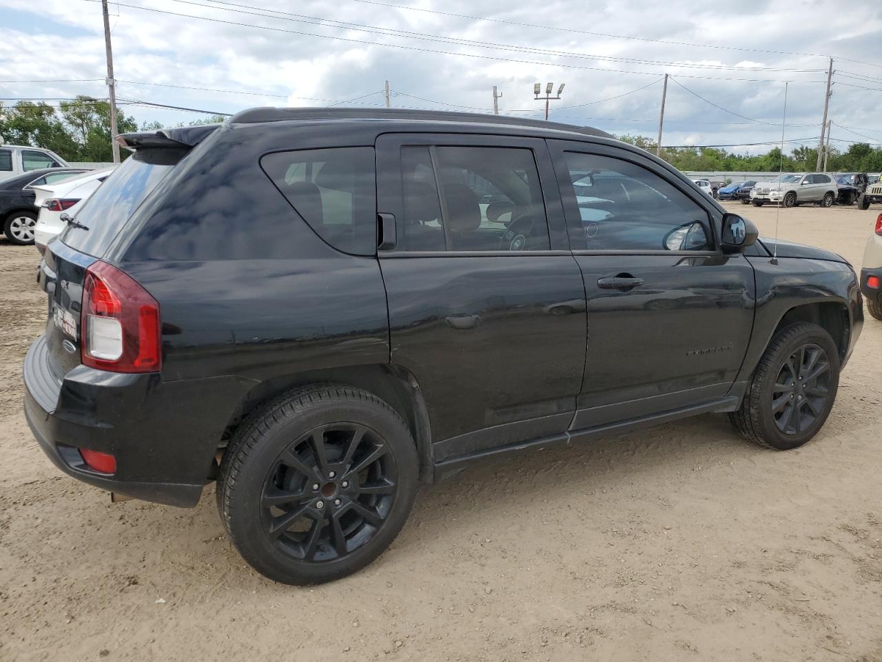 2014 Jeep Compass VIN 1C4NJCBA1ED692313 Copart auction photo, front end / minor dent/scratches damage thumbnail 3