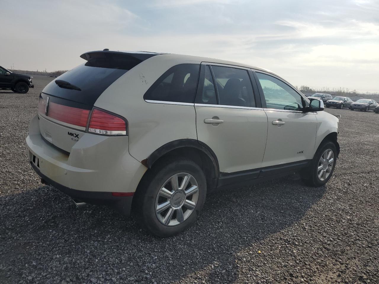 2007 Lincoln MKX VIN 2LMDU88C37BJ30303 Copart auction photo, front end / side damage thumbnail 3