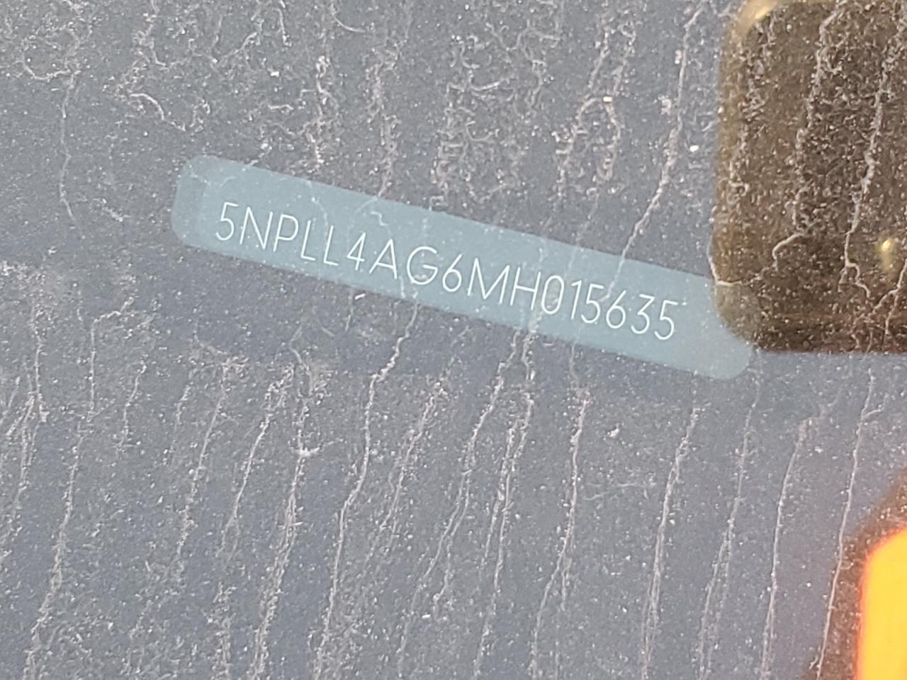 2021 Hyundai Elantra VIN 5NPLL4AG6MH015635 Copart auction photo, all over damage thumbnail 13
