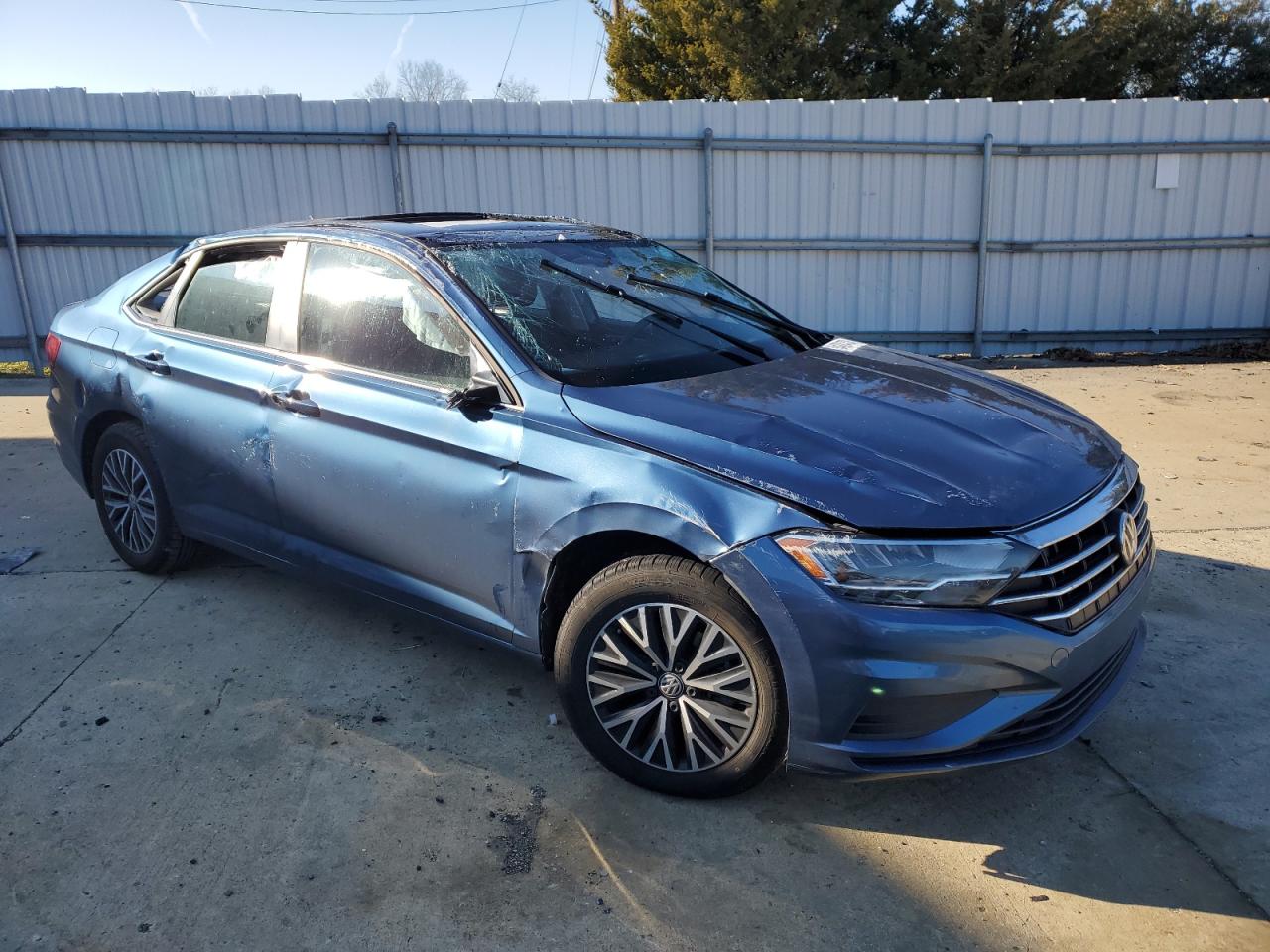2021 Volkswagen Jetta VIN 3VWC57BU6MM045676 Copart auction photo, all over damage thumbnail 4