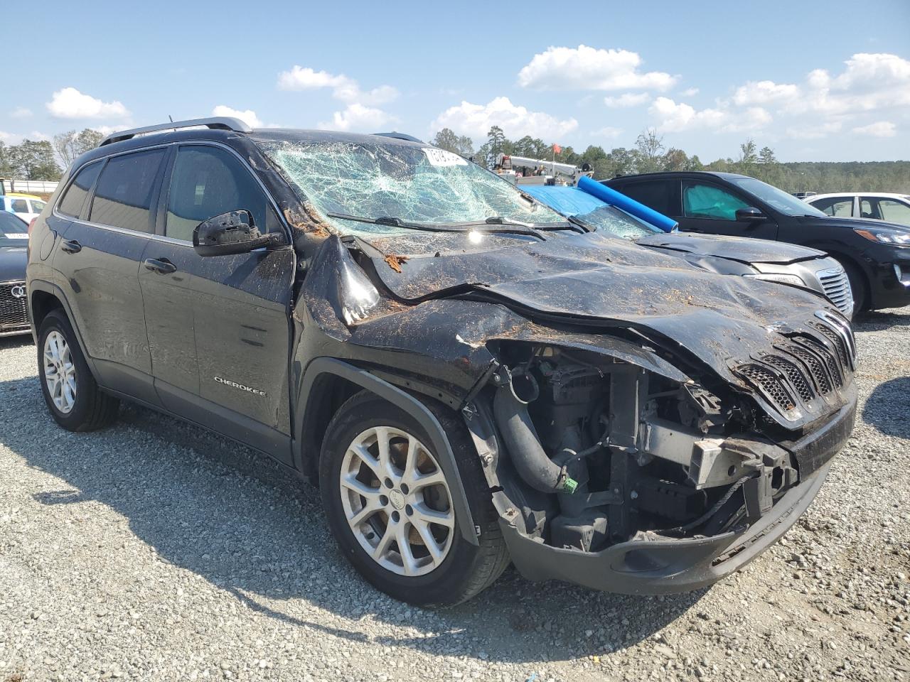 2015 Jeep Grand Cherokee VIN 1C4PJMCS3FW708362 Copart auction photo, all over damage thumbnail 4