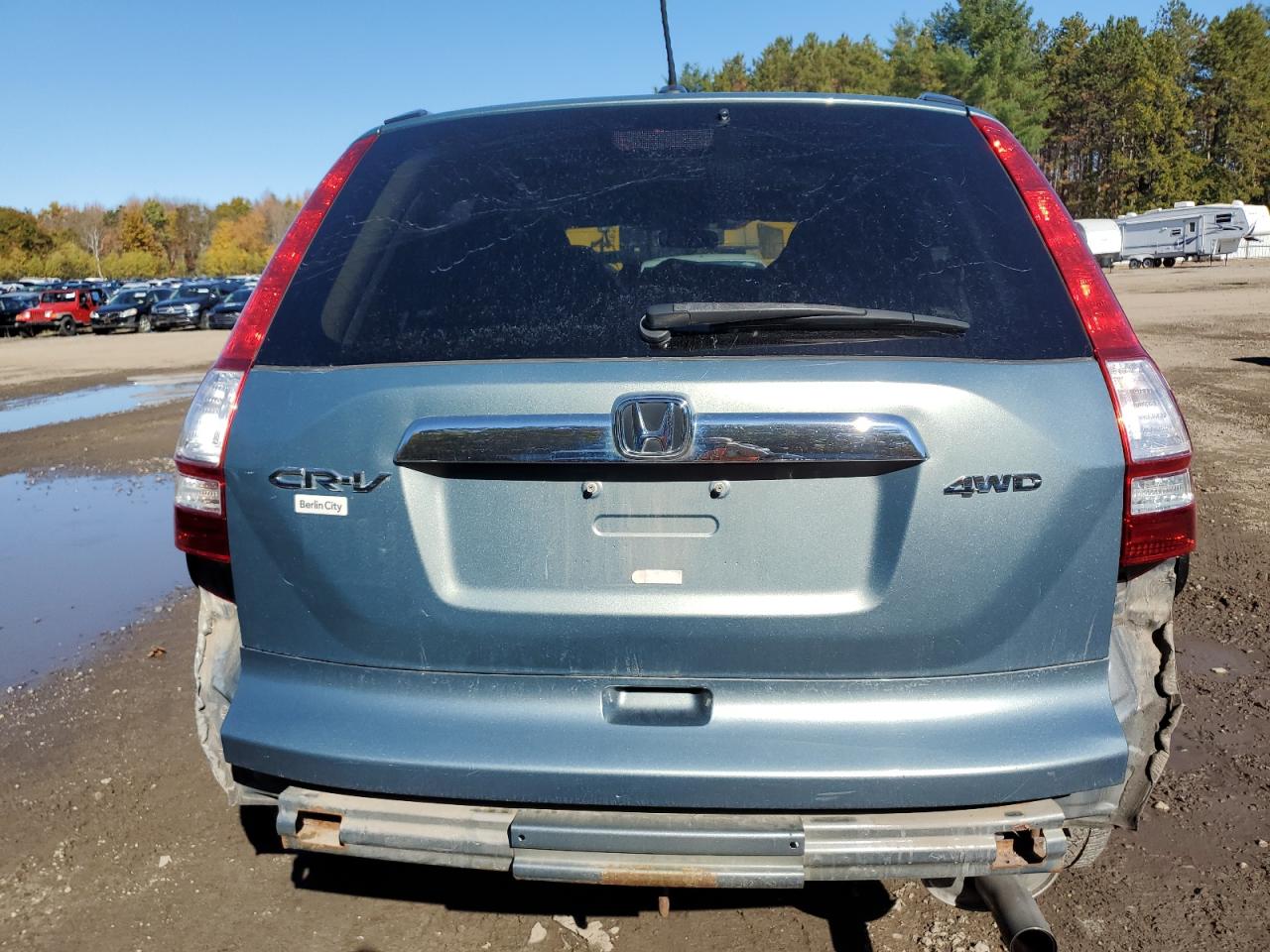 2011 Honda CR-V VIN 5J6RE4H74BL095238 Copart auction photo, rear end / minor dent/scratches damage thumbnail 5