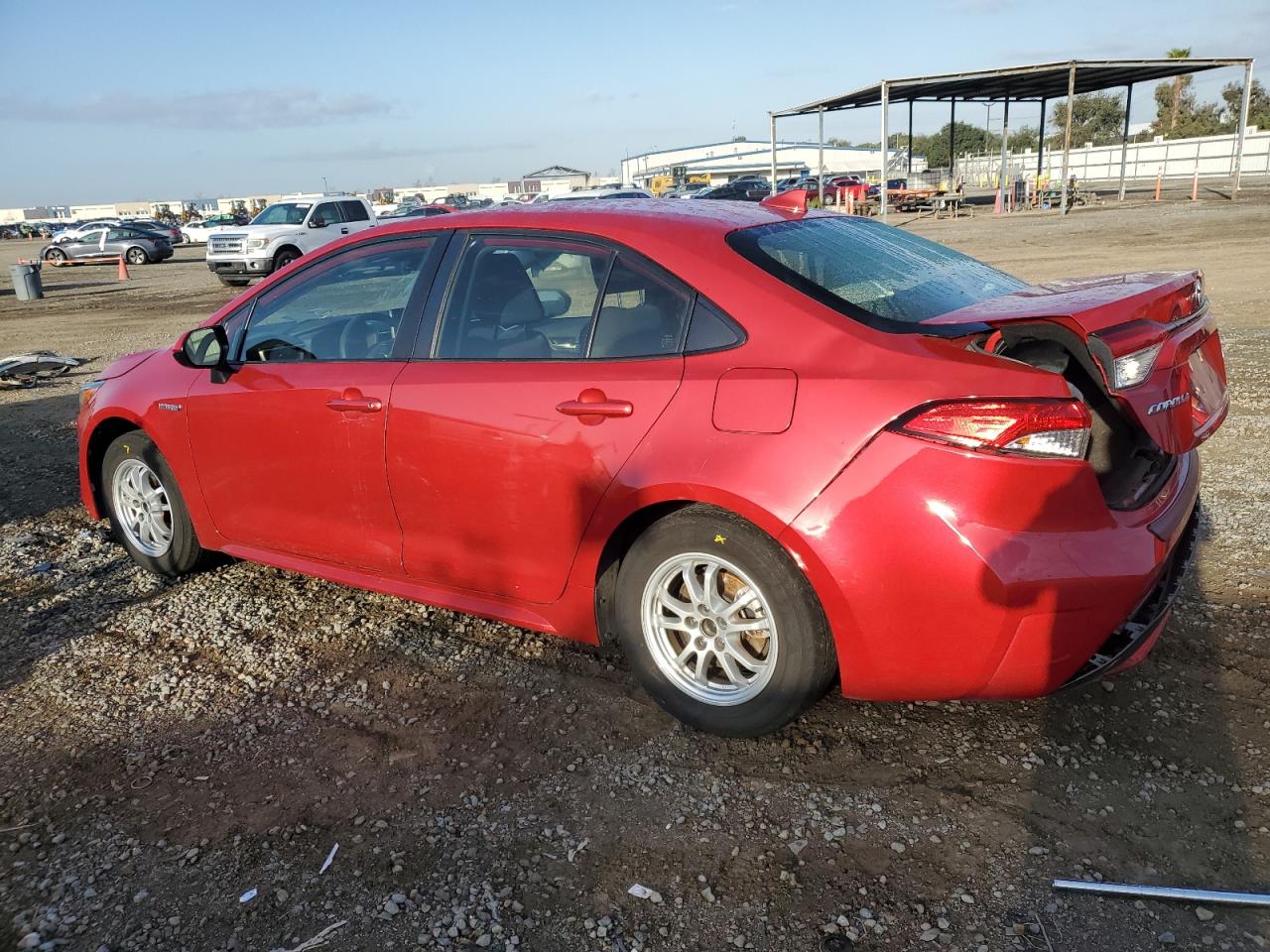 2021 Toyota Corolla VIN JTDEAMDE0MJ032477 Copart auction photo, rear end damage thumbnail 2