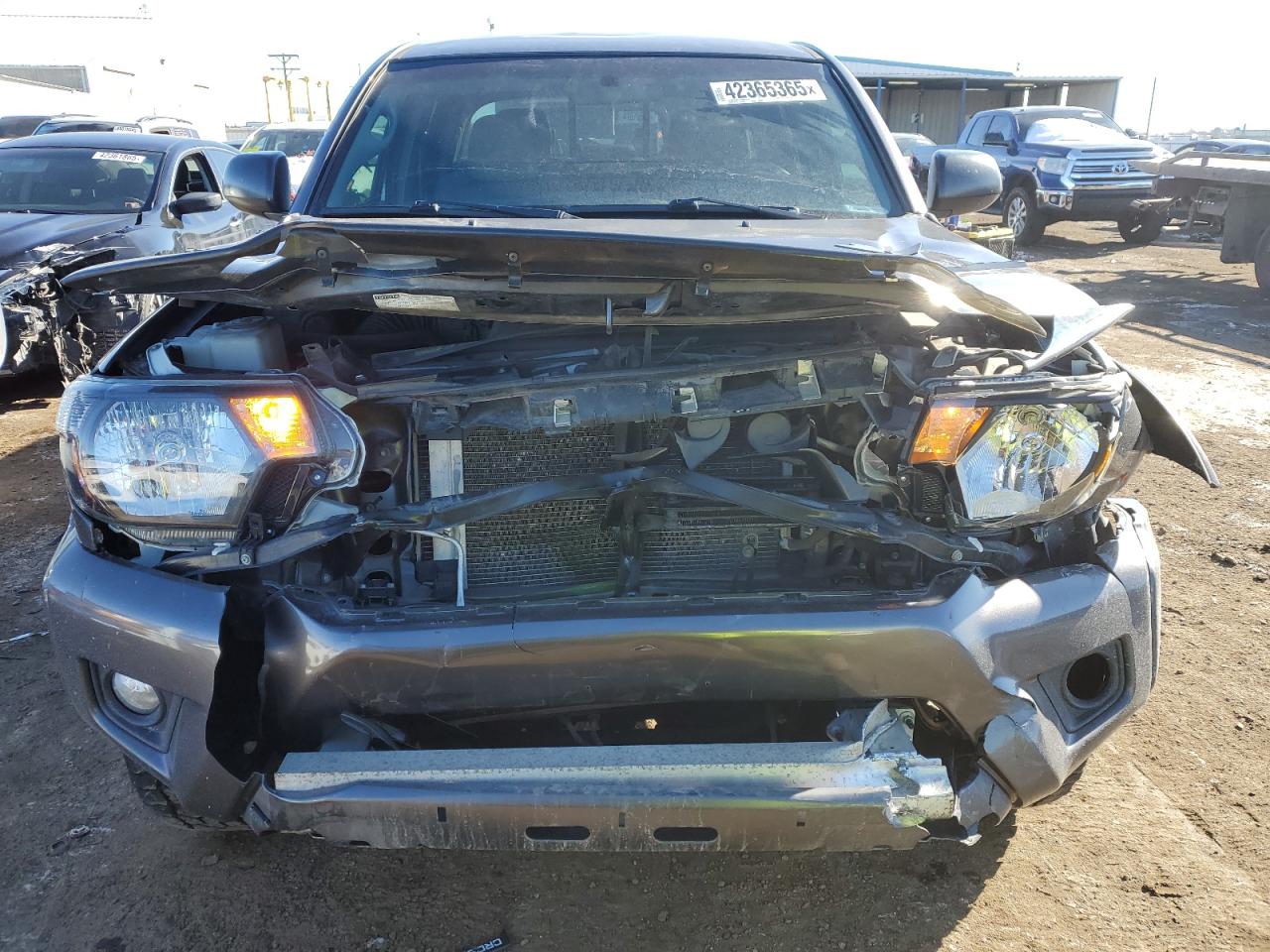 2014 Toyota Tacoma VIN 5TFLU4EN7EX109812 Copart auction photo, front end damage thumbnail 5