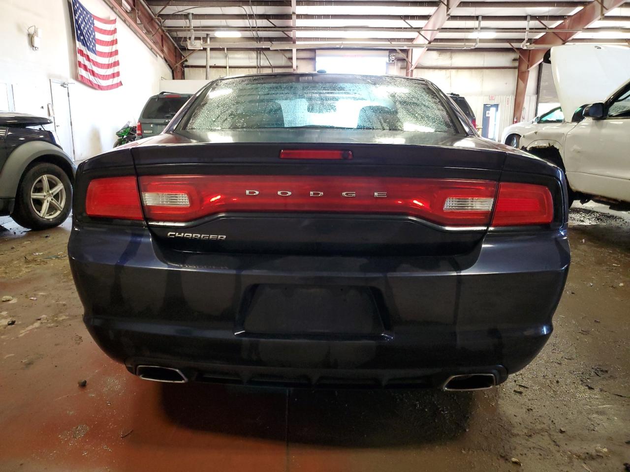 2012 Dodge Charger VIN 2C3CDXBG3CH206955 Copart auction photo, side / front end damage thumbnail 6