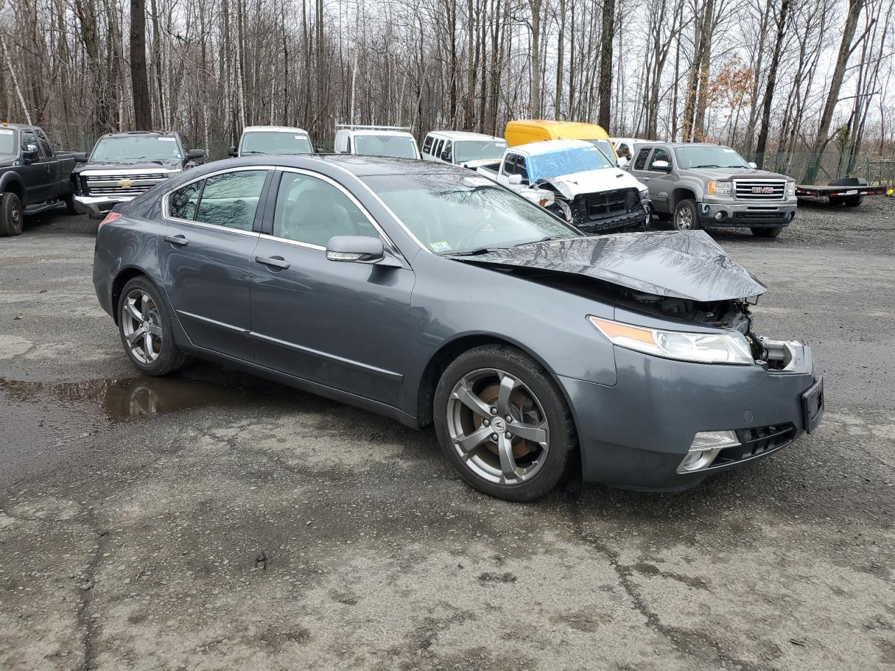 2011 Acura TL VIN 19UUA9F20BA001076 Copart auction photo, front end / minor dent/scratches damage thumbnail 4