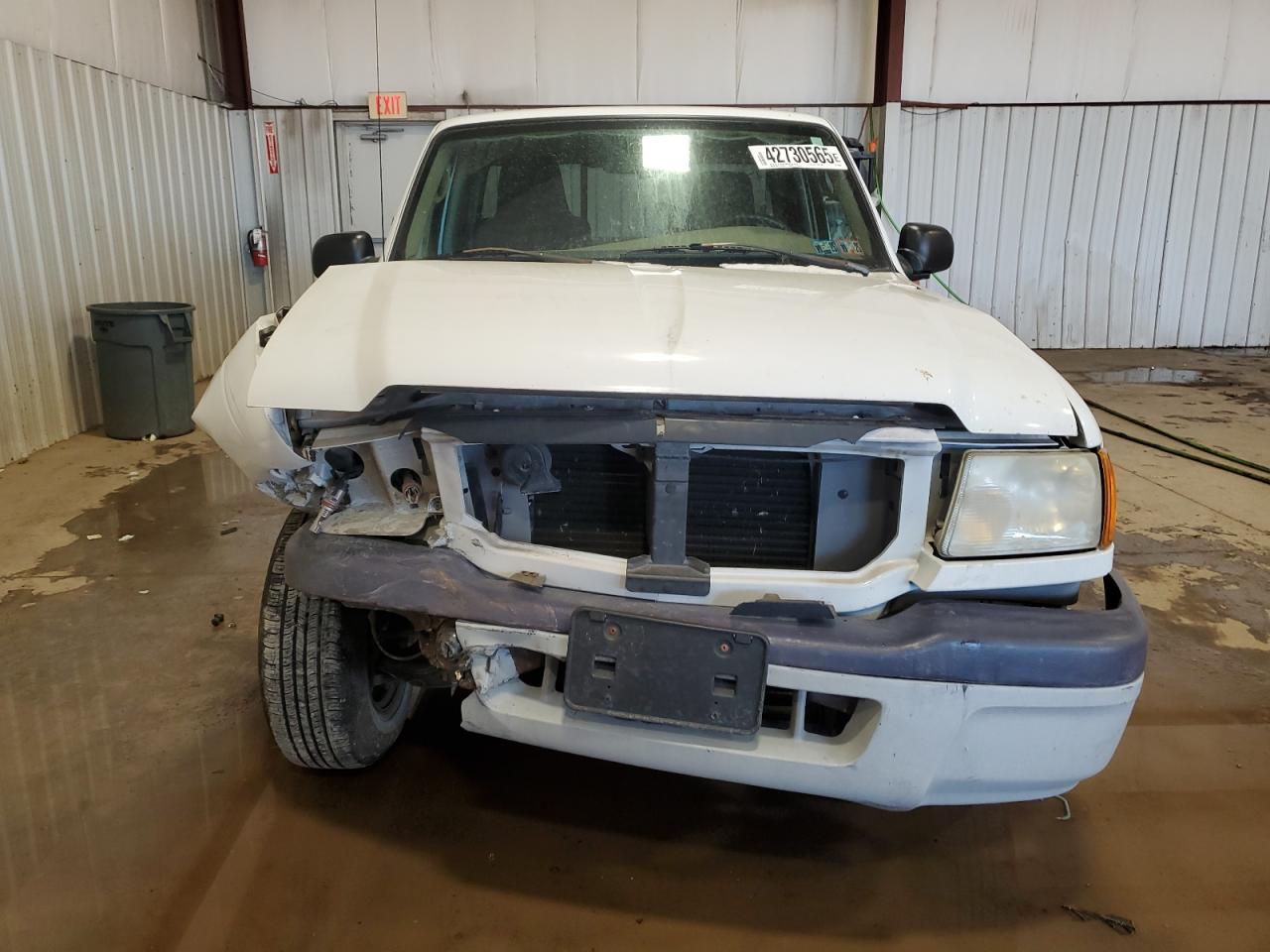 2005 Ford Ranger VIN 1FTYR10D45PB10002 Copart auction photo, front end / rear end damage thumbnail 5