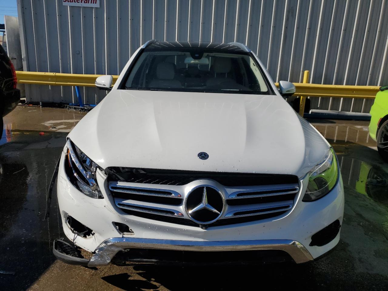 2019 Mercedes-Benz GLC VIN WDC0G4JB4KV187990 Copart auction photo, side / front end damage thumbnail 5
