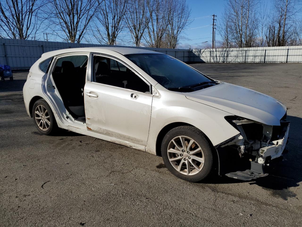 2014 Subaru Impreza VIN JF1GPAC60E8314293 Copart auction photo, side / front end damage thumbnail 4