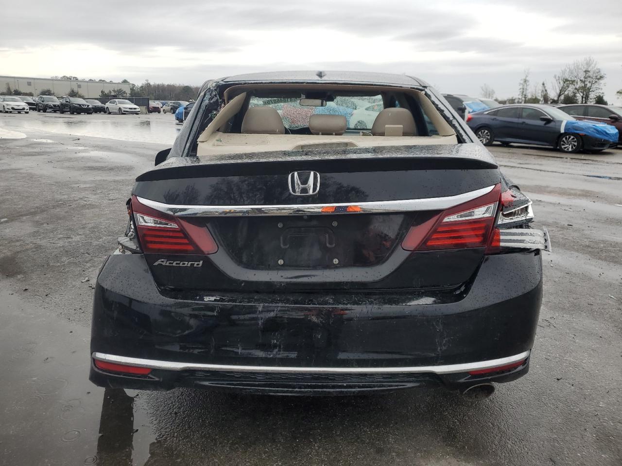 2016 Honda Accord VIN 1HGCR2F09GA004799 Copart auction photo, all over damage thumbnail 6