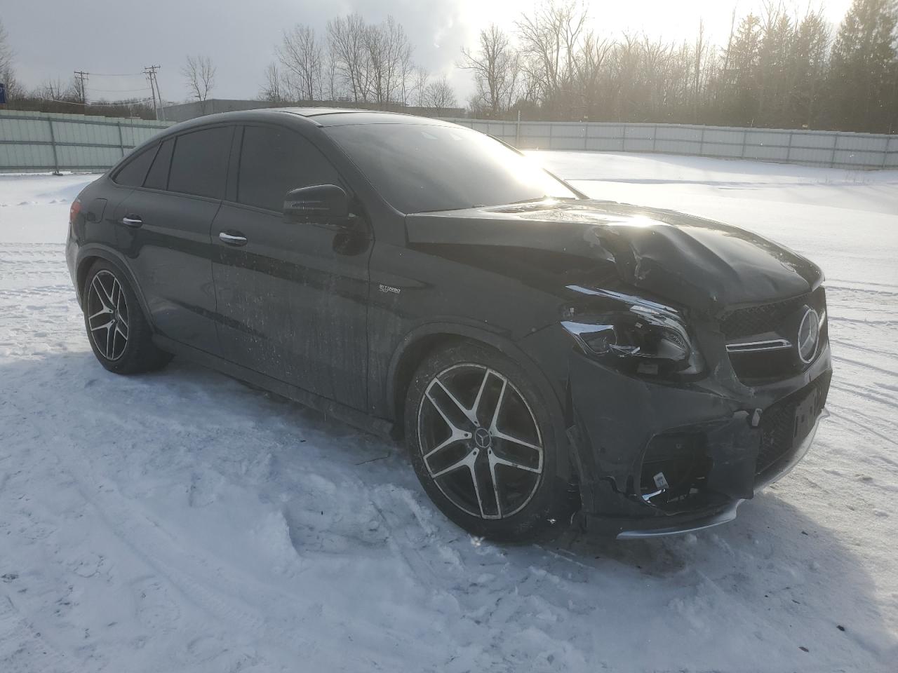 2018 Mercedes-Benz GLE VIN 4JGED6EB1JA088829 Copart auction photo, front end damage thumbnail 4