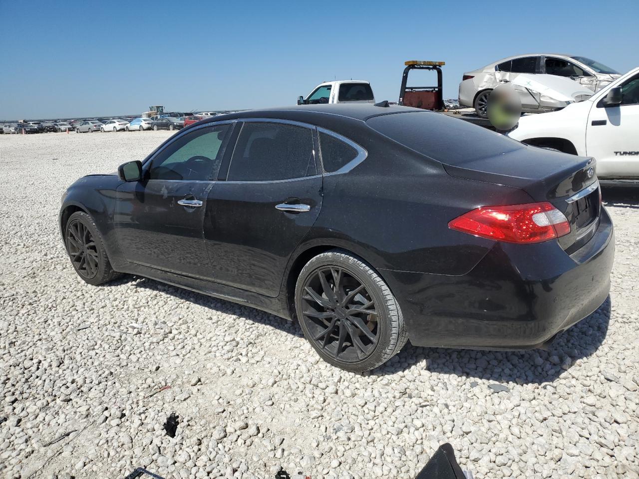 2013 Infiniti M VIN JN1BY1APXDM513051 Copart auction photo, front end damage thumbnail 2