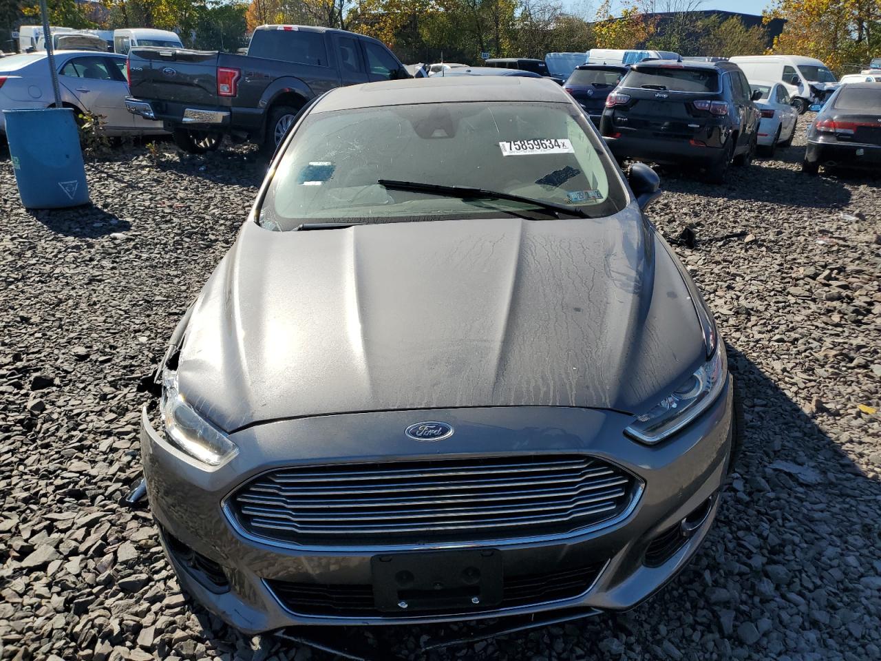 2013 Ford Fusion VIN 3FA6P0K9XDR139579 Copart auction photo, side / front end damage thumbnail 5