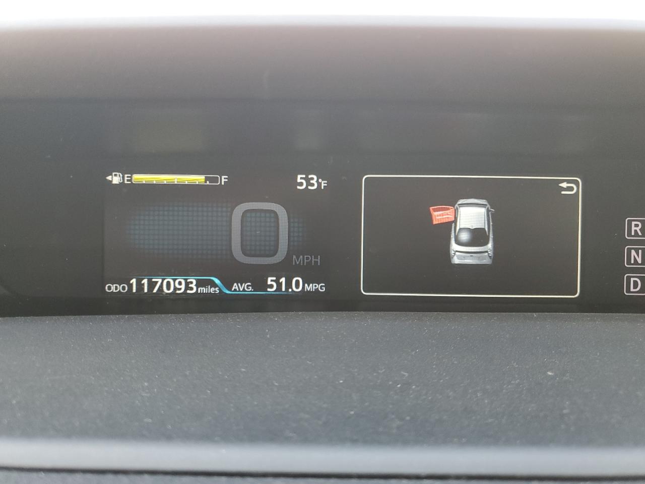2016 Toyota Prius VIN JTDKARFU6G3013607 Copart auction photo, front end / mechanical damage thumbnail 9
