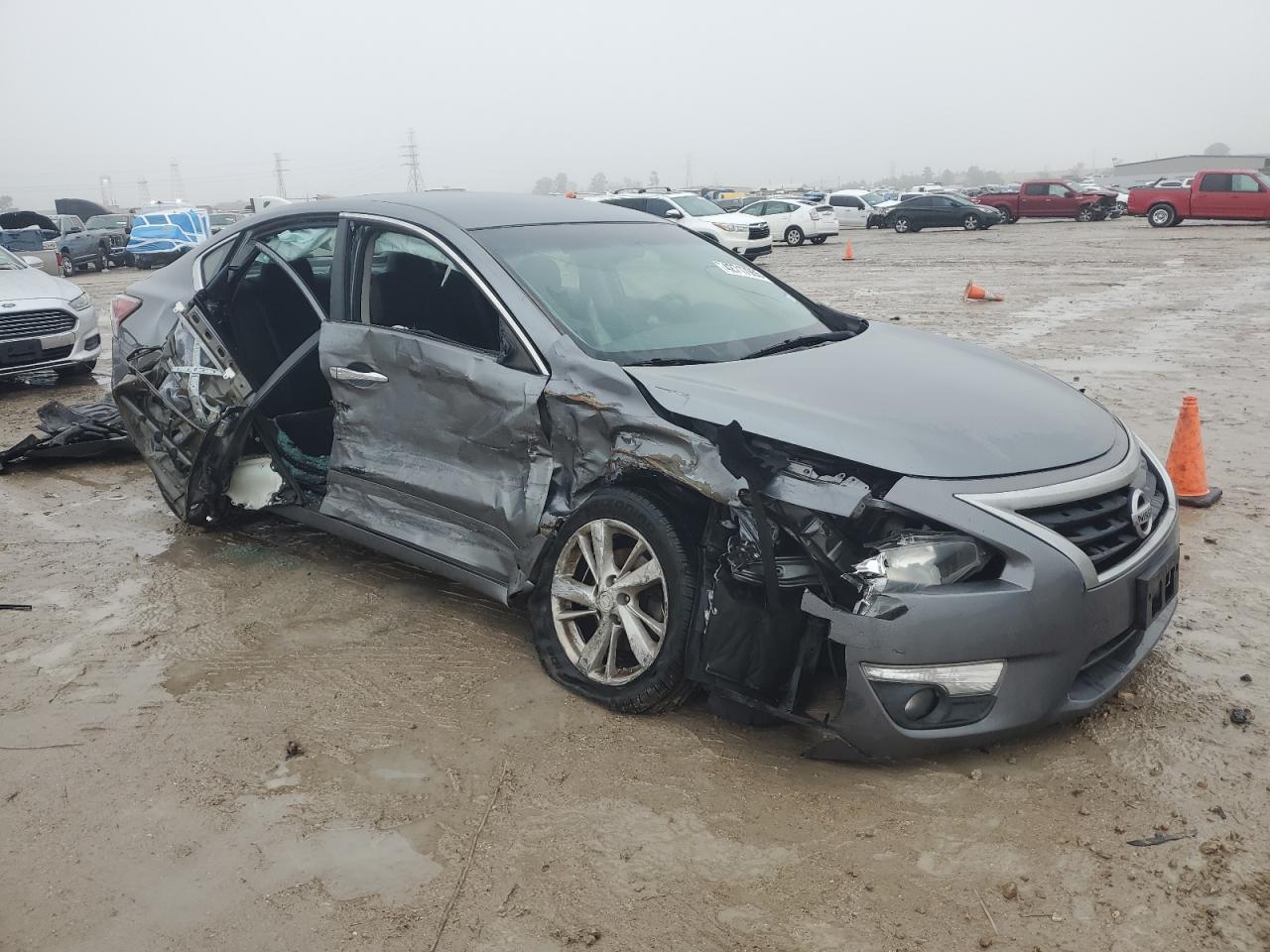 2015 Nissan Altima VIN 1N4AL3APXFC413050 Copart auction photo, side / front end damage thumbnail 4